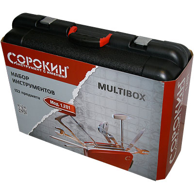 Набор инструмента в кейсе Multibox 132 предмета