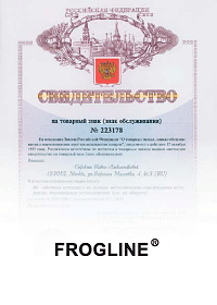 Товарный знак ТД СОРОКИН «FROGLINE»